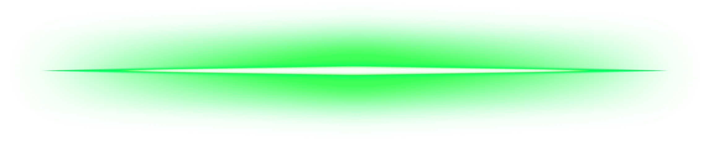 Glowing Green Neon Line